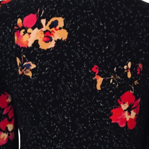 Cardigan V-neck Sleeves Stars Floral Buttons Women's Size XS Nordstrom’s - Picture 16 of 16